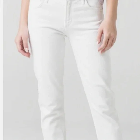 Agolde Toni Mid Rise Straight Jeans in Glowed Size 27 - Picture 6 of 16